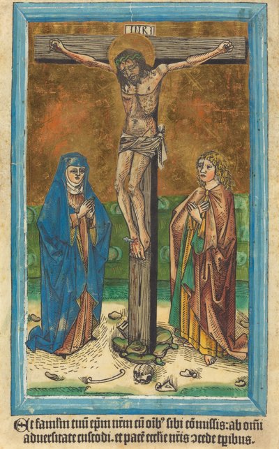 Krisztus a kereszten, 1485. alkotó: Unbekannt