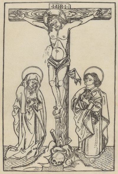Krisztus a kereszten, c. 14801500. alkotó: Unbekannt