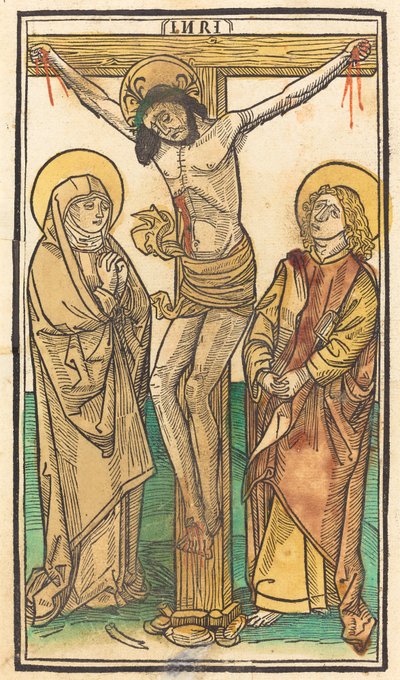Krisztus a kereszten, c. 1485. alkotó: Unbekannt