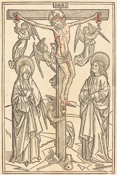 Krisztus a kereszten angyalokkal, 1481. alkotó: Unbekannt