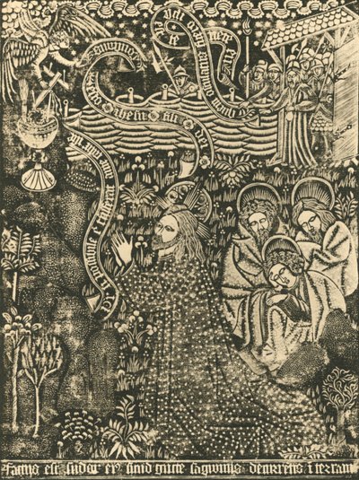 Krisztus az olajfák hegyén pontozott nyomat, 1915. alkotó: Unbekannt