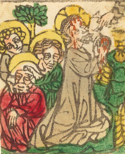 Krisztus az Olajfák hegyén, c. 14251450. alkotó: Unbekannt
