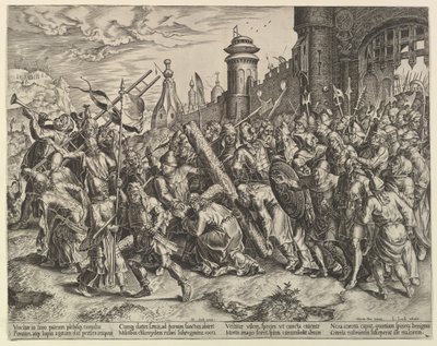 Krisztus a golgotai úton, kb. 1560. alkotó: Unbekannt