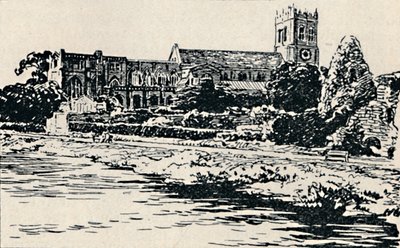 Christchurch Priory, 1929 alkotó: Unbekannt