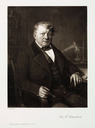 Christian Friedrich Schonbein német kémikus, 1860 körül alkotó: Unbekannt