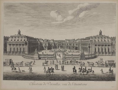 Versailles-i palota 1682-ben, 1682-ben. alkotó: Unbekannt