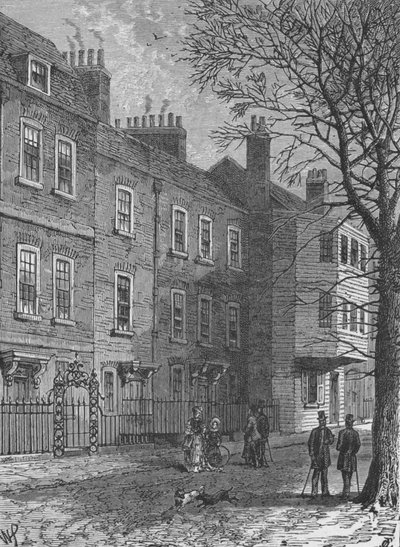 Church Row, Hampstead, 1890 alkotó: Unbekannt