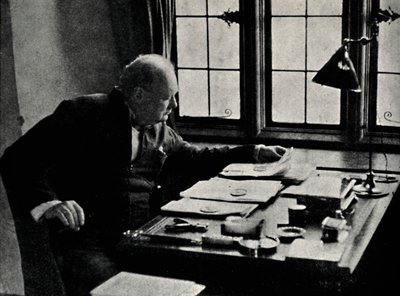 Churchill a munkában, 1940-es évek, 1945. alkotó: Unbekannt