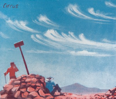 Cirrus – A fő felhőformák tucatja az égen, 1935 alkotó: Unbekannt