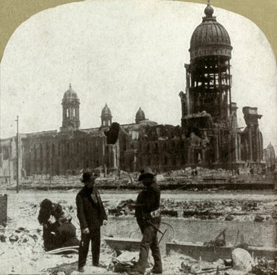 A McAllister St. városháza északkeletre néz, 1906. alkotó: Unbekannt