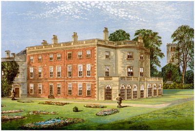 Clifton Hall, Nottinghamshire, Baronet Clifton otthona, 1880 alkotó: Unbekannt