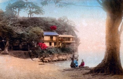 Tengerparti jelenet, Japán alkotó: Unbekannt