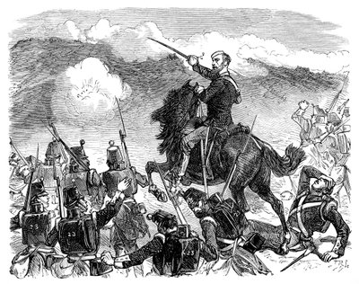 Codringtons brigád az almai csatában, krími háború, 1850-es évek, 1888 alkotó: Unbekannt