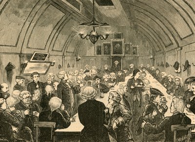 Cogers Hall, egy régi nyomtatványból, 1897. alkotó: Unbekannt
