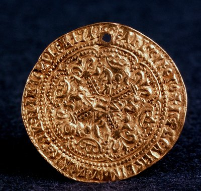 III. Ivan cár Korabelnik érme Hátsó: virágkereszt, 1471-1490 alkotó: Unbekannt