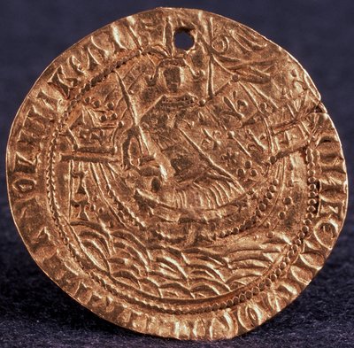 III. Ivan cár Korabelnik érme Hátlapja: Uralkodó a hajóján, 1471-1490 alkotó: Unbekannt