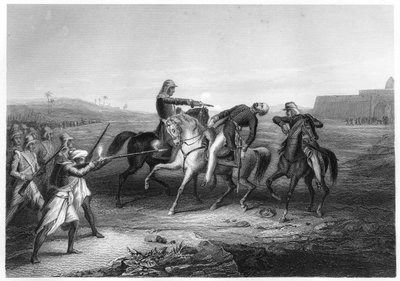 Platt ezredest megölték a lázadók Mhow-ban, 1860 alkotó: Unbekannt