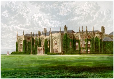 Combermere Abbey, Shropshire, Combermere vikomt otthona, 1880 alkotó: Unbekannt