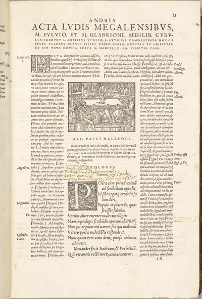 Jean de Roigny Terence-vígjátékai, 1552. alkotó: Unbekannt