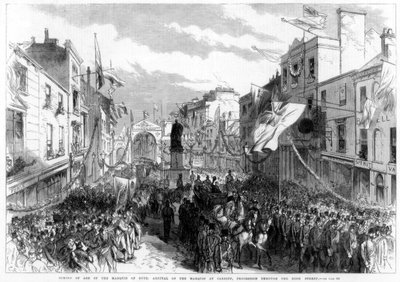Bute márquess nagykorúsága, Cardiff, Wales, 1868 alkotó: Unbekannt