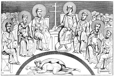 Megemlékezés a második nizzai zsinatról, 1849. 9-10 alkotó: Unbekannt