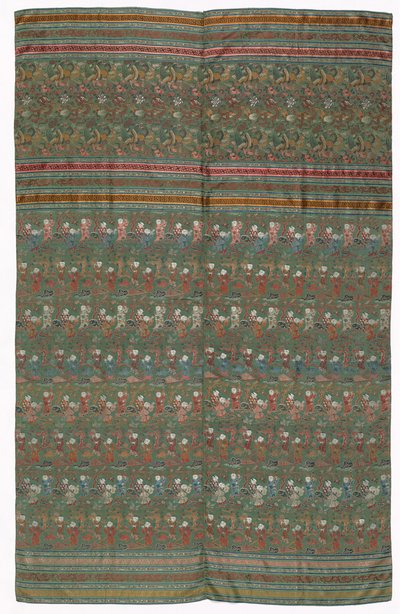 Összetett szövésű textil, 1800-as évek. alkotó: Unbekannt