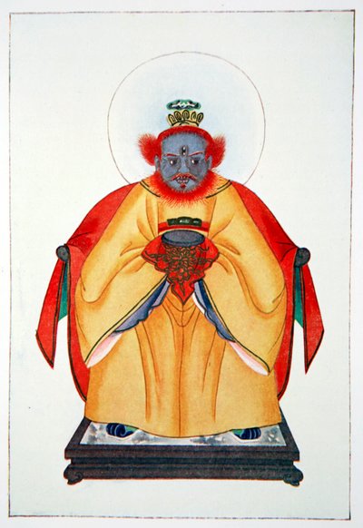 „Konfuciusz, Kína nagy hitetlenkedő istene”, 1922 alkotó: Unbekannt