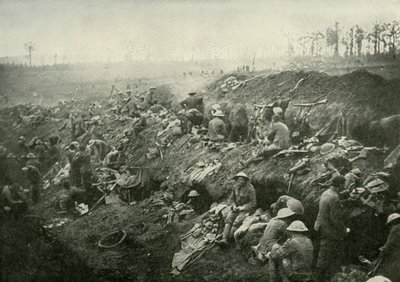 Egy elfoglalt pozíció megszilárdítása, 1919. alkotó: Unbekannt