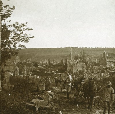 Konvoj, Les Éparges, Észak-Franciaország, c1914-c1918. alkotó: Unbekannt