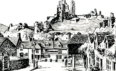 Corfe falu, 1929 alkotó: Unbekannt