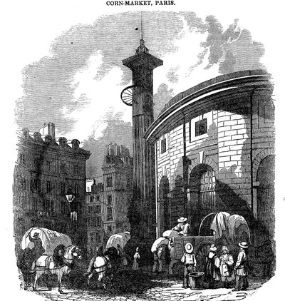 Corn-Market, Párizs, 1836 alkotó: Unbekannt