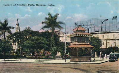 A Central Park sarka, Havanna, Kuba, 1910. alkotó: Unbekannt