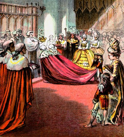III. György koronázása, 1761, 1850-es évek alkotó: Unbekannt