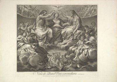 Szűzanya koronázása, 1741. alkotó: Unbekannt