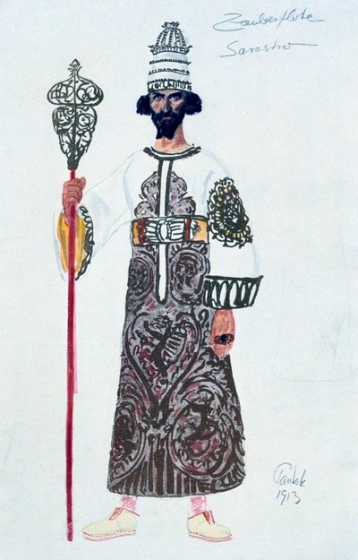 Sarastro jelmezterve, 1913 alkotó: Unbekannt