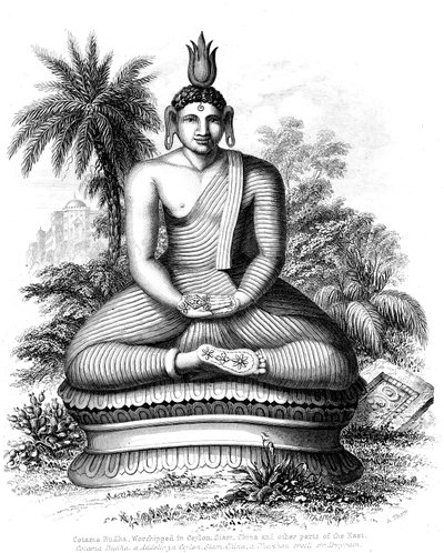 Cotama Buddha, 1880 alkotó: Unbekannt