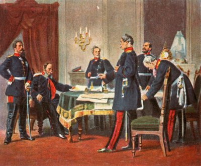 Versailles-i haditanács, 1870, 1936. alkotó: Unbekannt