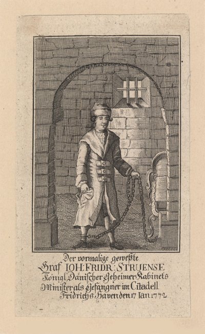 Johann Friedrich Struensee gróf 1737-1772, 1772. alkotó: Unbekannt
