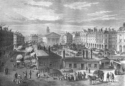 Covent Garden Market, 1820 1897 alkotó: Unbekannt