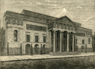 Covent Garden Színház: Front 1850-ben, 1881-ben. alkotó: Unbekannt