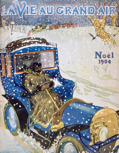 A La Vie au Grand Air magazin karácsonyi számának borítója, 1904 alkotó: Unbekannt