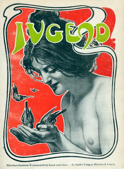 A Jugend című német hetilap művészeti folyóiratának címlapja, 1898 alkotó: Unbekannt