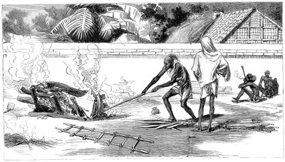 Hamvasztás Kalkuttában, Indiában, 1882 alkotó: Unbekannt