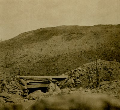 Les Éparges-i dombtető, Észak-Franciaország, 1914-1918 között. alkotó: Unbekannt