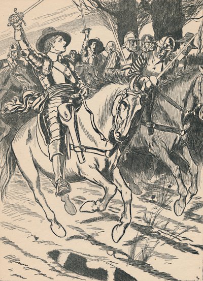 Cromwell Leads His Ironsides To Battle, 1907 alkotó: Unbekannt