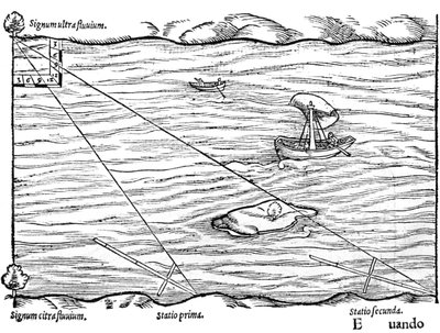Földméréshez használt keresztrudak, 1551 alkotó: Unbekannt