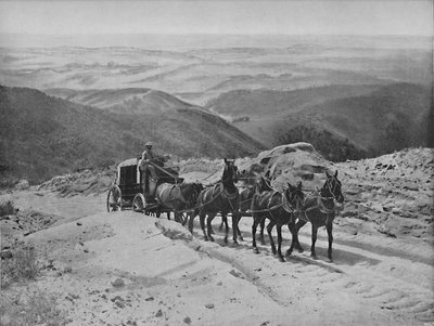 Átkelés a San Marcos-hágón, Kaliforniában, 1897. alkotó: Unbekannt
