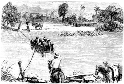Átkelés az Izabellán, Santo Domingo, 1873 alkotó: Unbekannt