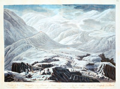 Átkelés a Szent Bernát-hágón, 1800 alkotó: Unbekannt