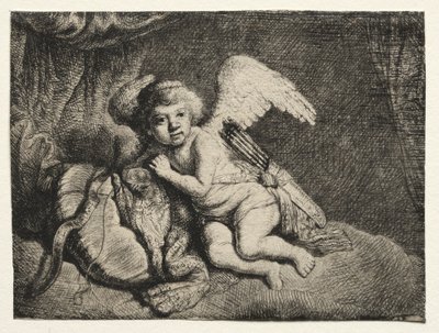 Ámor pihenő, 1600-as évek. alkotó: Unbekannt